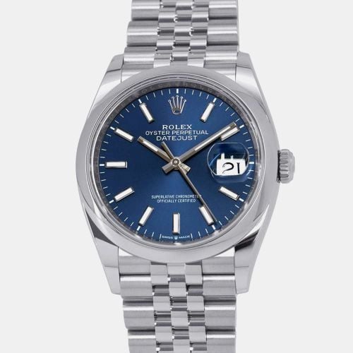 Stainless Steel Datejust Automatic Men's Wristwatch 36 mm - Rolex - Modalova