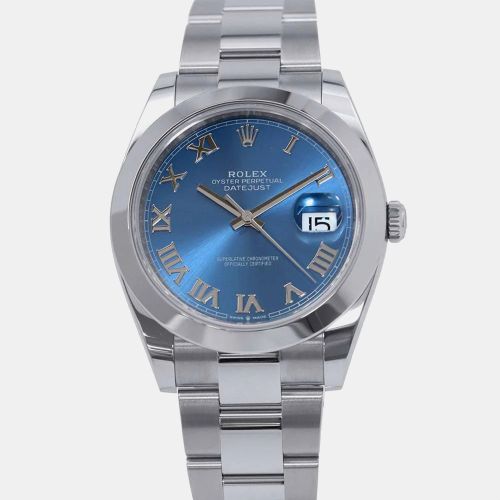 Stainless Steel Datejust Automatic Men's Wristwatch 41 mm - Rolex - Modalova