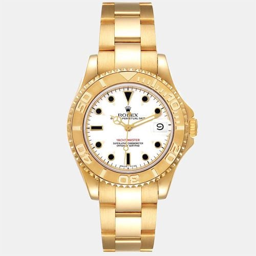 Yellow Gold Yacht-Master 68628 Automatic Men's Wristwatch 35 mm - Rolex - Modalova