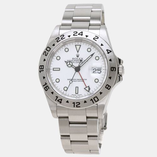 Stainless Steel Explorer II 16570 Men's Wristwatch 40 mm - Rolex - Modalova