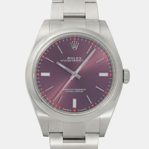 Stainless Steel Oyster Perpetual 114300 Automatic Men's Wristwatch 39 mm - Rolex - Modalova