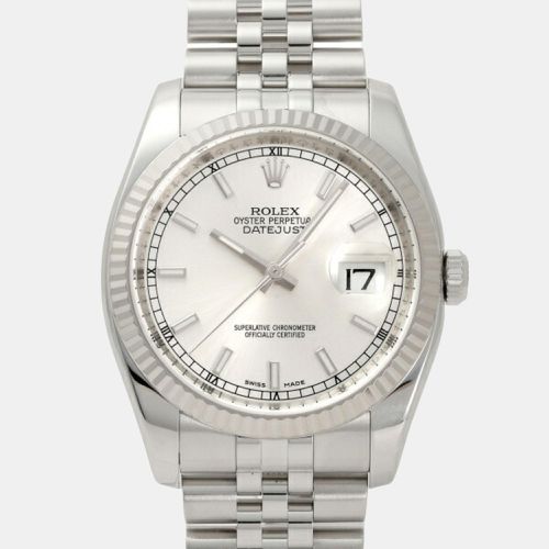 Stainless Steel Datejust 116234 Men's Watch 36MM - Rolex - Modalova