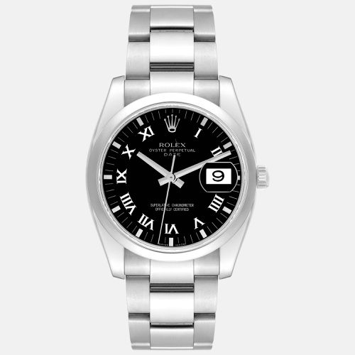 Date Dial Steel Men's Watch 34 mm - Rolex - Modalova