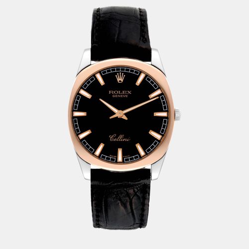 Cellini Danaos Rose Gold Dial Men's Watch 4243 38 mm - Rolex - Modalova