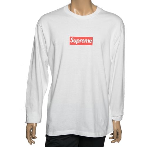 Cotton Logo Printed Crew Neck Long Sleeve T-Shirts L - Supreme - Modalova