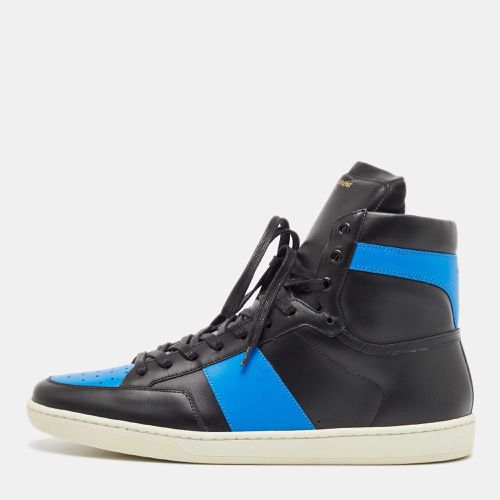 Saint Laurent /Blue Leather SL-10H High Top Sneakers Size 45 - Saint Laurent Paris - Modalova