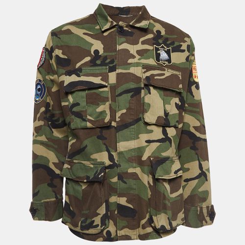 Saint Laurent Camouflage Print Cotton Utility Jacket M - Saint Laurent Paris - Modalova