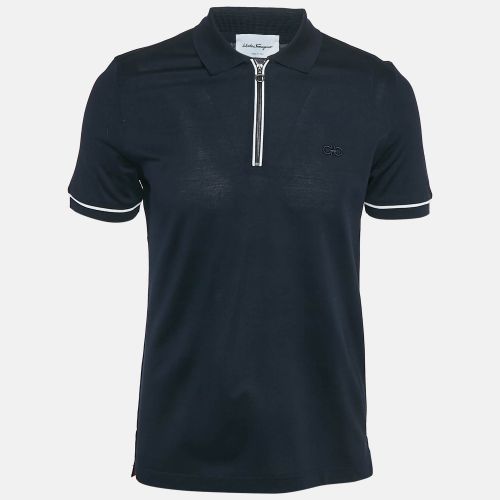 Cotton Pique Polo T-Shirt S - Salvatore Ferragamo - Modalova