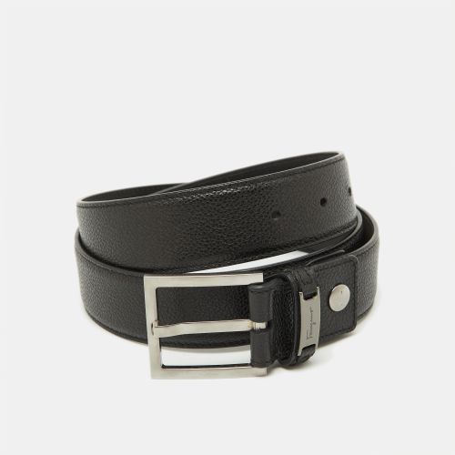 Leather Buckle Belt 95CM - Salvatore Ferragamo - Modalova