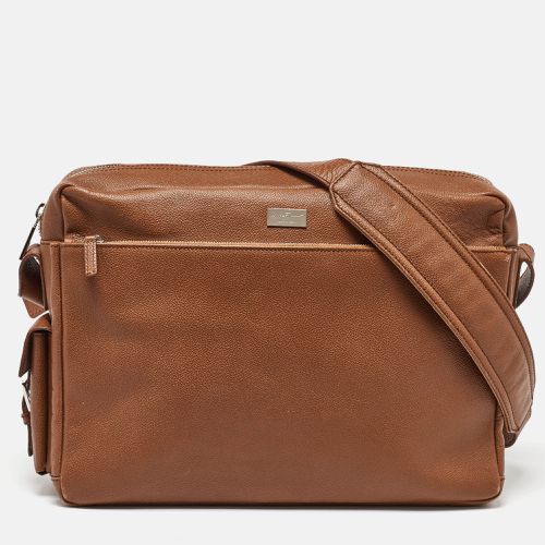 Leather Business Messenger Bag - Salvatore Ferragamo - Modalova