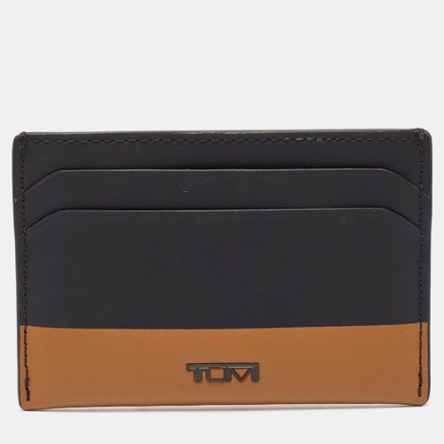 Brown Leather Logo Card Holder - TUMI - Modalova