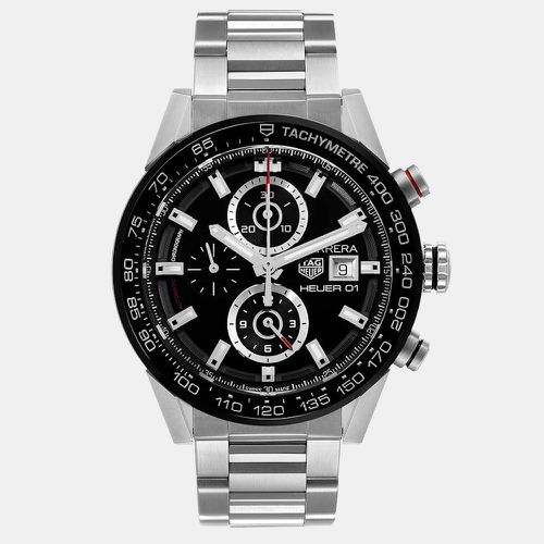 Stainless Steel Carrera CAR201Z.BA0714 Automatic Men's Wristwatch 43 mm - Tag Heuer - Modalova