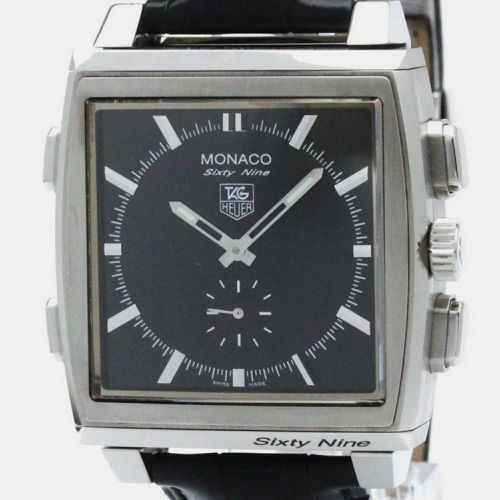 Stainless Steel Monaco CW9110 Manual Winding Men's Wristwatch 40 mm - Tag Heuer - Modalova