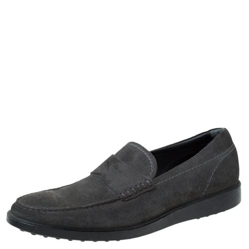 Suede Penny Loafers Size 41.5 - Tod's - Modalova