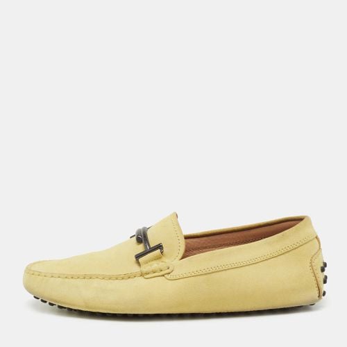 Tods Suede Gommino Double T Driving Loafers Size 39.5 - Tod's - Modalova