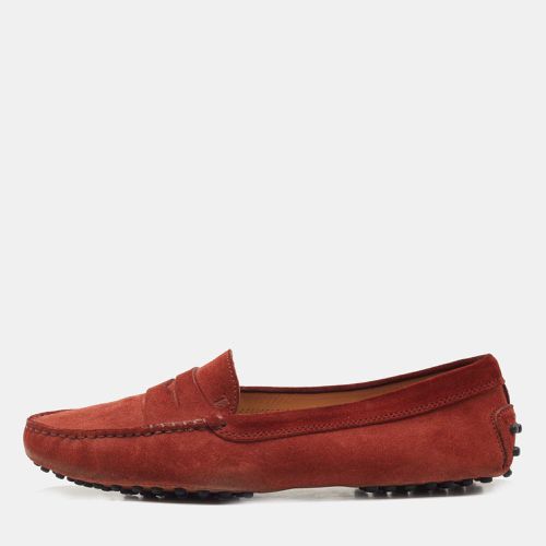 Suede Penny Slip On Loafers Size 41 - Tod's - Modalova