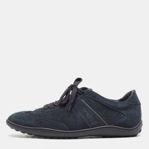 Tods Suede Low Top Sneakers Size 39.5 - Tod's - Modalova