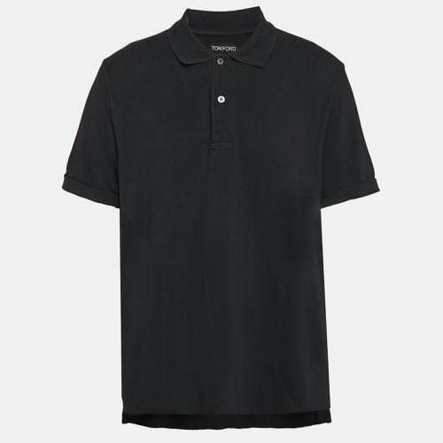 Pique Cotton Polo T-Shirt 4XL - Tom Ford - Modalova