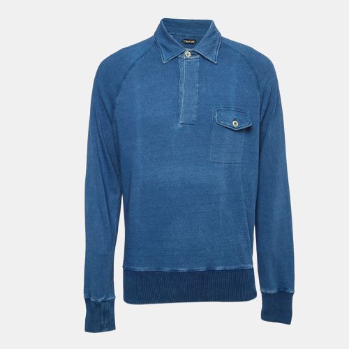 Cotton Knit Polo T-Shirt XXL - Tom Ford - Modalova