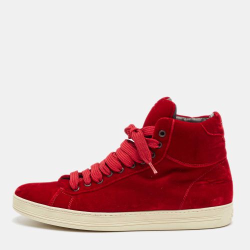 Velvet Russell High Top Sneakers Size 44 - Tom Ford - Modalova