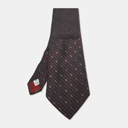 Patterned Silk Traditional Tie - Valentino - Modalova