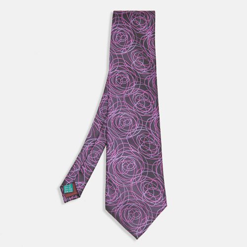 Vintage Silk Jacquard Traditional Tie - Valentino - Modalova