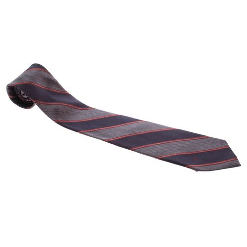 Diagonal Striped Traditional Silk Tie - Valentino - Modalova