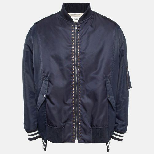 Rockstud Untitled Bomber Jacket L - Valentino - Modalova