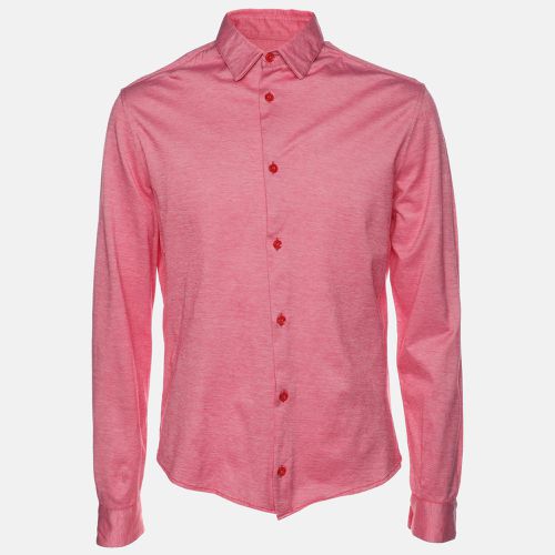 Cotton Blend Full Sleeve Shirt M - Versace Collection - Modalova