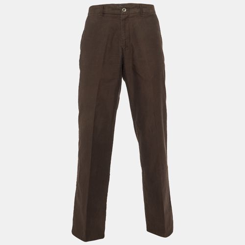 Cotton Regular Fit Pants L/Waist 34" - Zegna Sport - Modalova