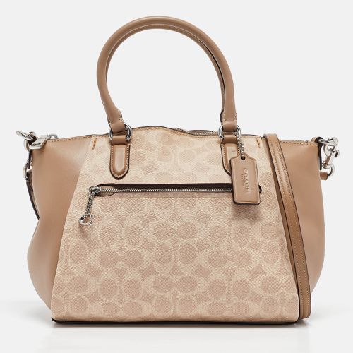 Signature Coated Canvas and Leather Elise Satchel - Coach - Modalova