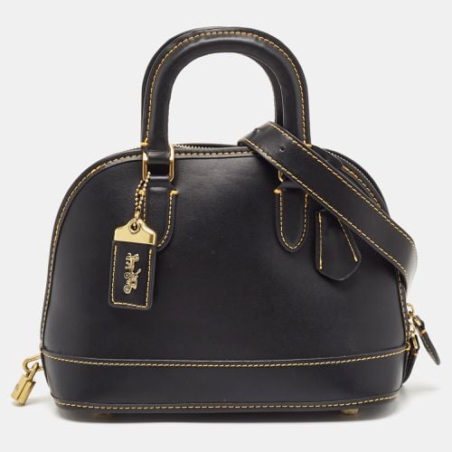 Coach Black Leather Revel Satchel - Coach - Modalova