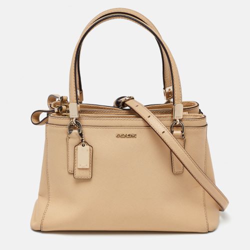 Leather Mini Christie Carryall Double Zip Tote - Coach - Modalova