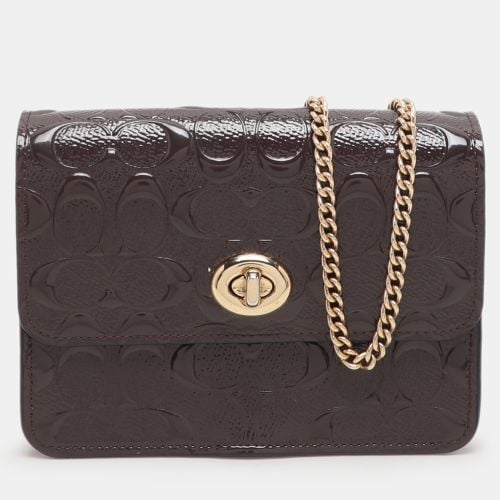 Logo Embossed Patent Leather Bowery Crossbody Bag - Coach - Modalova