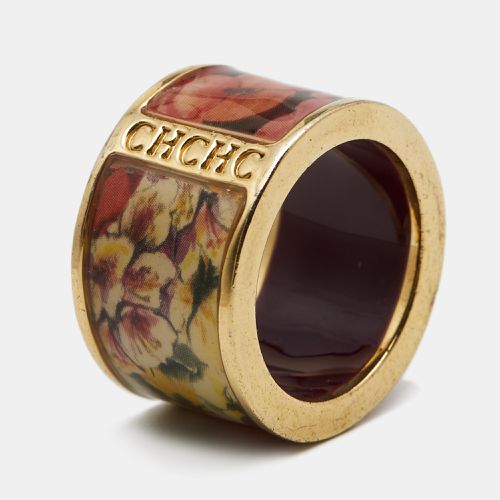 CH Enamel Tone Ring Size 53 - Carolina Herrera - Modalova