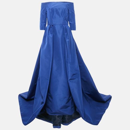 Cadet Silk Off-Shoulder Gown M - Carolina Herrera - Modalova