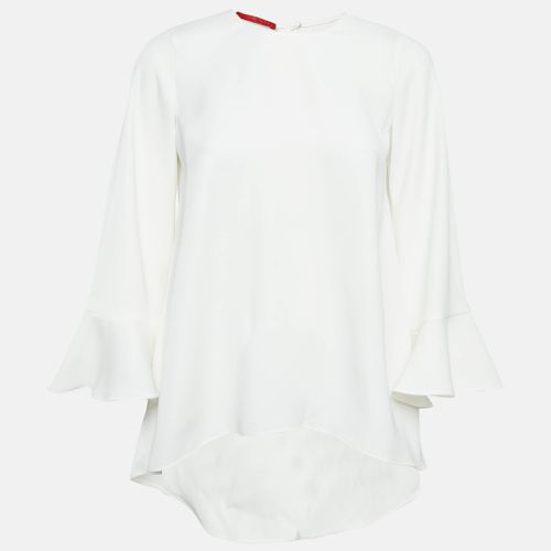 Crepe Flared Blouse XS - CH Carolina Herrera - Modalova