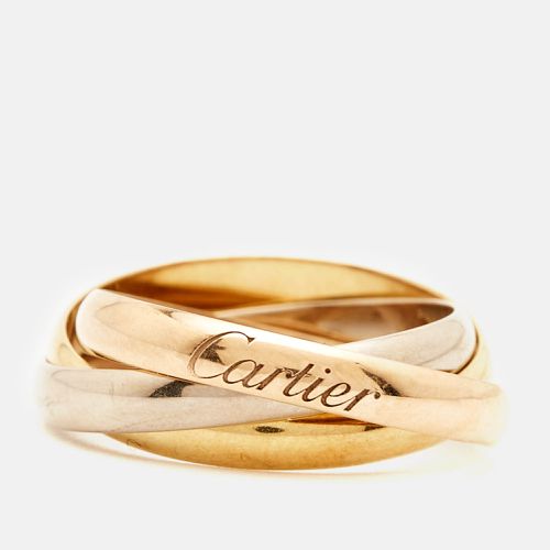 Trinity 18k Three Tone Ring Size 52 - Cartier - Modalova