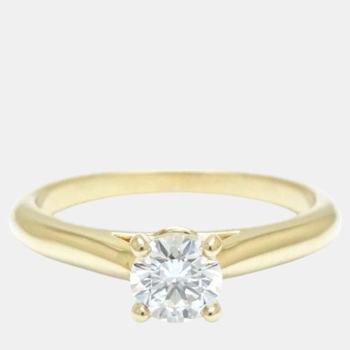 K Gold and Diamond Solitaire 1895 Ring EU 48 - Cartier - Modalova