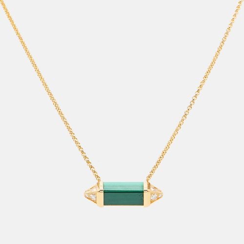 Les Berlingots de Malachite Diamonds 18k Gold Necklace - Cartier - Modalova