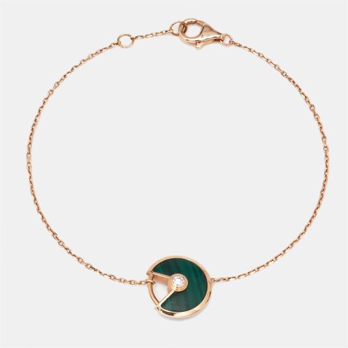 Amulette De Malachite Diamond 18k Rose XS Model Bracelet - Cartier - Modalova