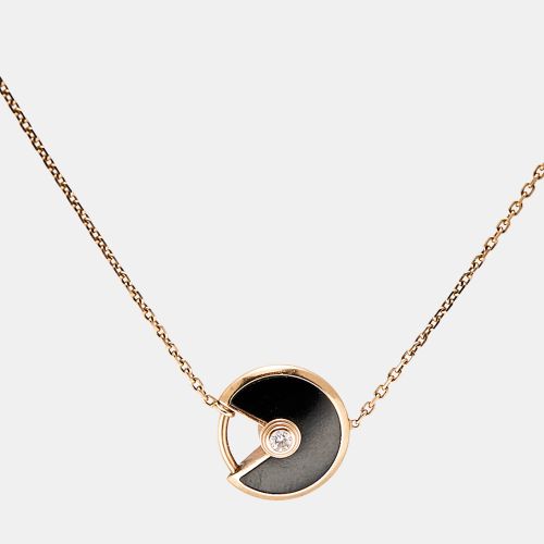 Amulette De Onyx Diamond 18k Rose XS Model Bracelet - Cartier - Modalova