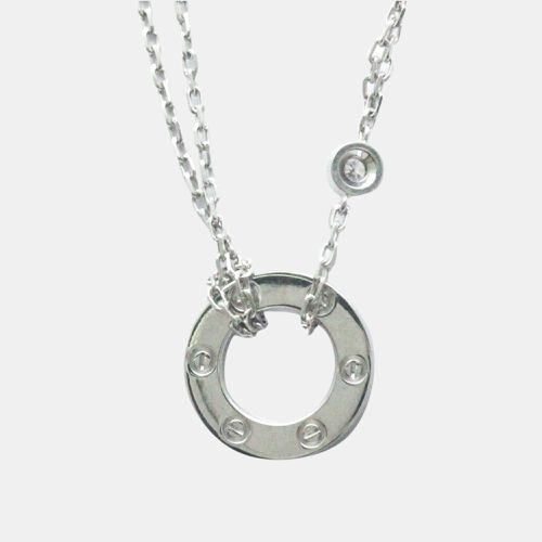 K Gold and Diamond Love Circle Pendant Necklace - Cartier - Modalova