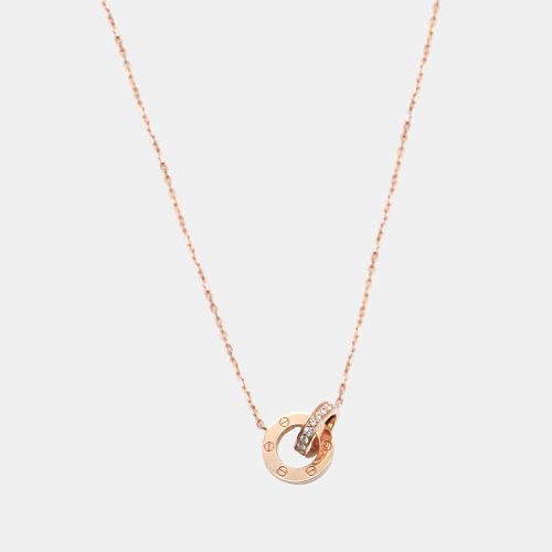 Love Necklace in 18K Rose 0.3 CTW - Cartier - Modalova