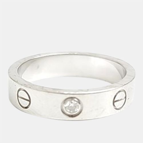 K Gold and Diamond Love Band Ring EU 49 - Cartier - Modalova