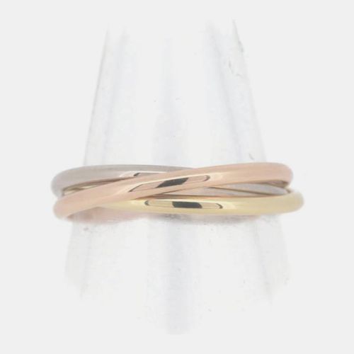 Yellow, Rose, Gold Extra Small 18K Trinity Ring EU 48 - Cartier - Modalova