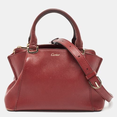 Leather Mini C de Satchel - Cartier - Modalova