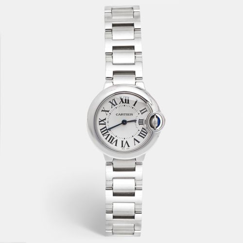 Stainless Steel Ballon Bleu W69010Z4 Women's Wristwatch 28 mm - Cartier - Modalova