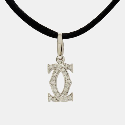 K Gold And Diamonds Double C de Charm Necklace - Cartier - Modalova