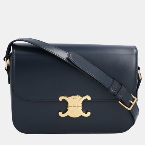 Calfskin Leather Teen Triomphe Shoulder Bag - Celine - Modalova